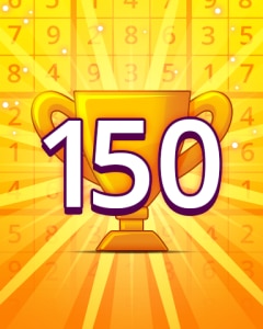 Pogo Daily Sudoku Rank 150 Badge