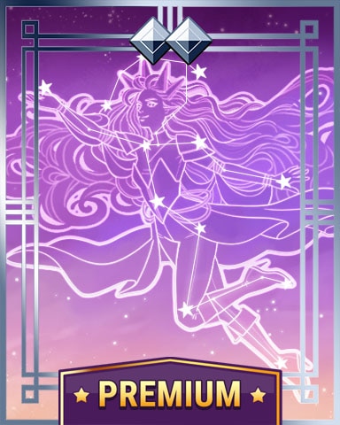 Solara the Radiant Prestige Premium Silver Badge