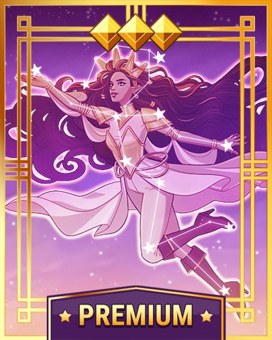 Solara the Radiant Prestige Premium Gold Badge