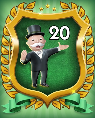 Monopoly Sudoku Rank 20 Badge