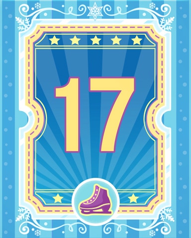 Pogo on Ice 17 Badge - Garden Blast