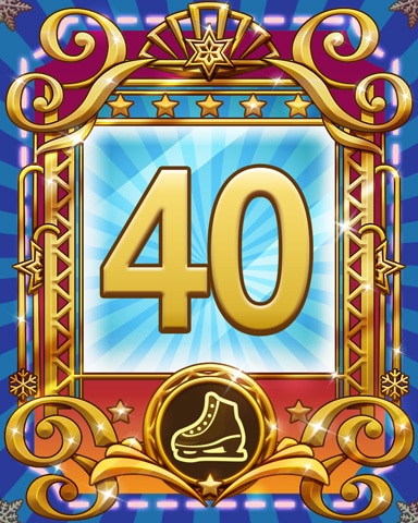 Pogo on Ice 40 Badge - MONOPOLY Sudoku