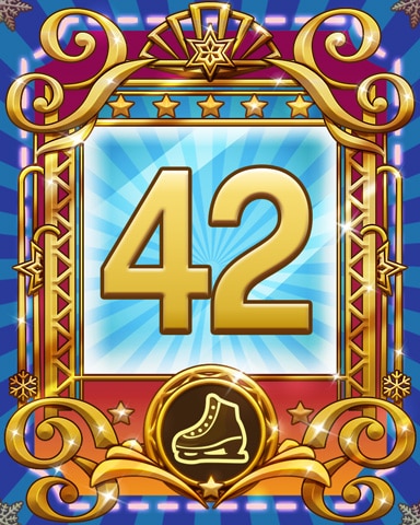 Pogo on Ice 42 Badge - MONOPOLY Sudoku