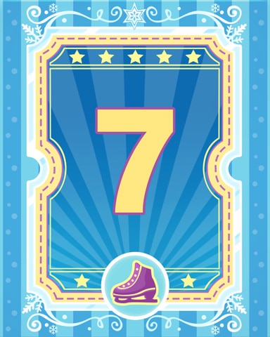 Pogo on Ice 7 Badge - World Class Solitaire HD