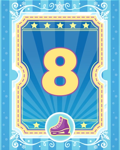 Pogo on Ice 8 Badge - World Class Solitaire HD