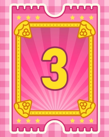 Pie Eating Contest Badge 3 - Mahjong Safari HD