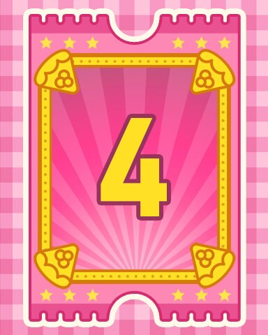 Pie Eating Contest Badge 4 - Tri-Peaks Solitaire HD