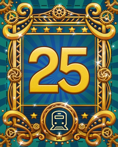 All Aboard 25 Badge - Canasta HD