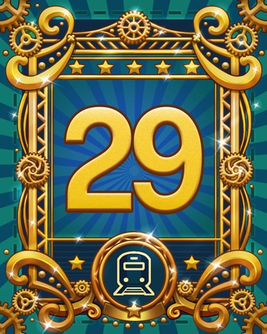 All Aboard 29 Badge - Poppit! HD