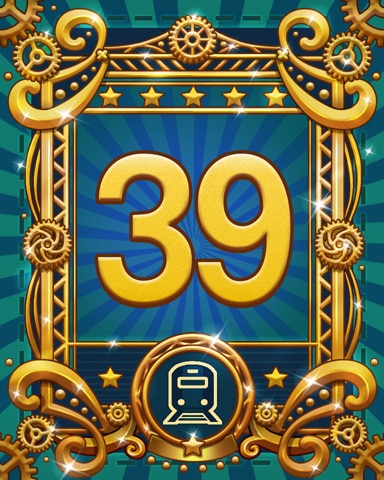 All Aboard 39 Badge - Word Whomp HD
