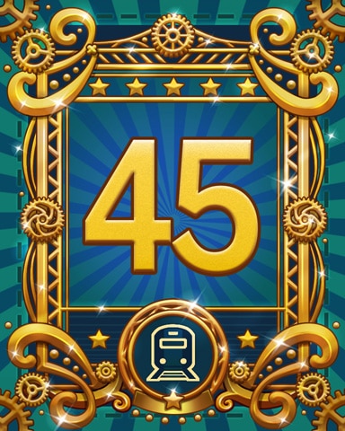 All Aboard 45 Badge - Phlinx II