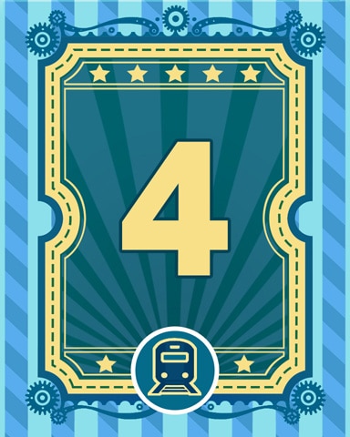 All Aboard 4 Badge - Garden Blast
