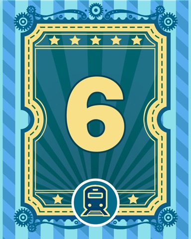 All Aboard 6 Badge - Garden Blast