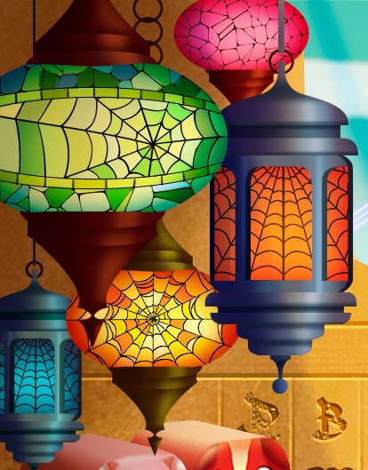 Beautiful Bazaar Badge 4 - Rainy Day Spider Solitaire HD