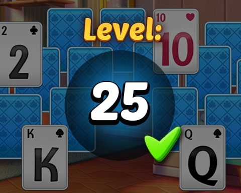 Solitaire Home Story Level 25 Badge