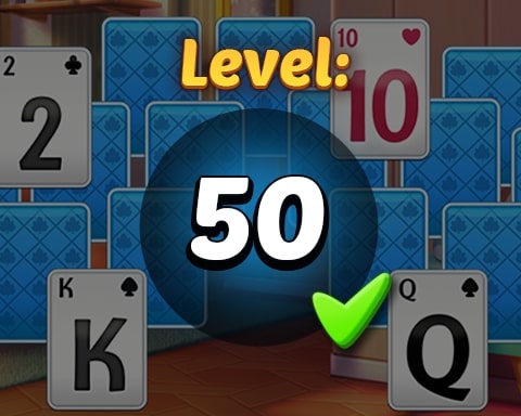 Solitaire Home Story Level 50 Badge