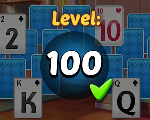 Solitaire Home Story Level 100 Badge