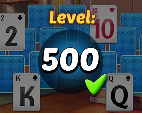 Level 500 Badge - Solitaire Home Story