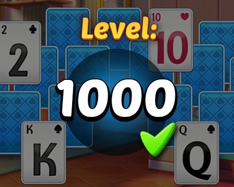 Level 1000 Badge - Solitaire Home Story