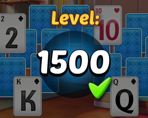Solitaire Home Story Level 1500 Badge