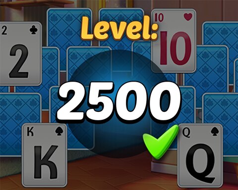 Solitaire Home Story Level 2500 Badge
