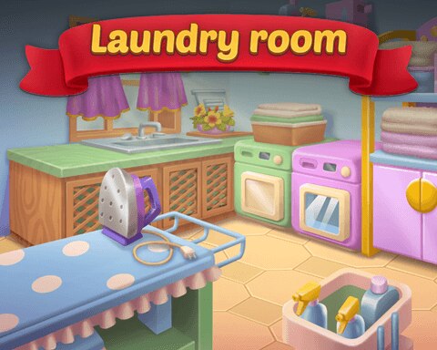 Solitaire Home Story Laundry Room Badge