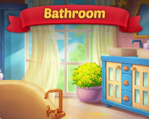 Solitaire Home Story Bathroom Badge