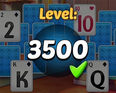 Solitaire Home Story Level 3500 Badge