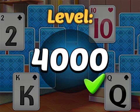 Solitaire Home Story Level 4000 Badge