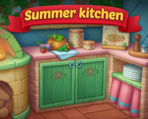 Solitaire Home Story Summer Kitchen Badge