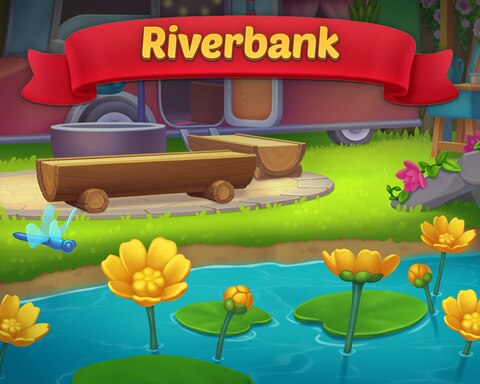 Solitaire Home Story Riverbank Badge
