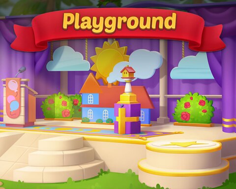 Solitaire Home Story Playground Badge