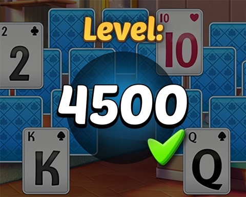 Solitaire Home Story Level 4500 Badge