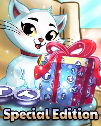 Lucky Penny's Gift Badge - Lucky Cat Bingo