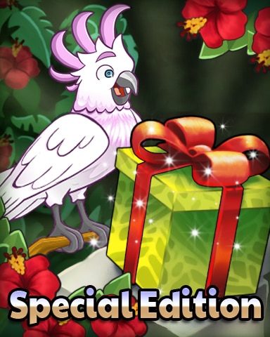 Jungle Flowers Gift Badge - Mahjong Sanctuary