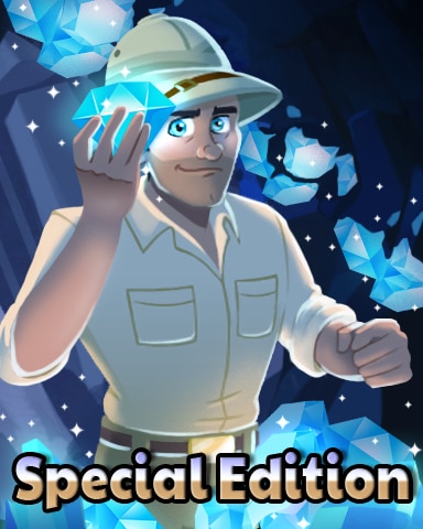 Tex Crystal Cave Badge - Tri-Peaks Solitaire HD