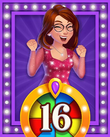 16 Spins Badge