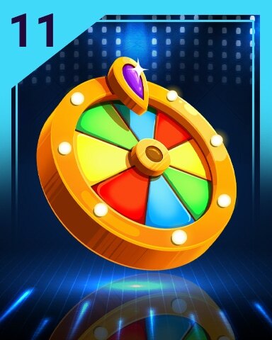 Jet Set Solitaire Lucky Spinner 11 Badge