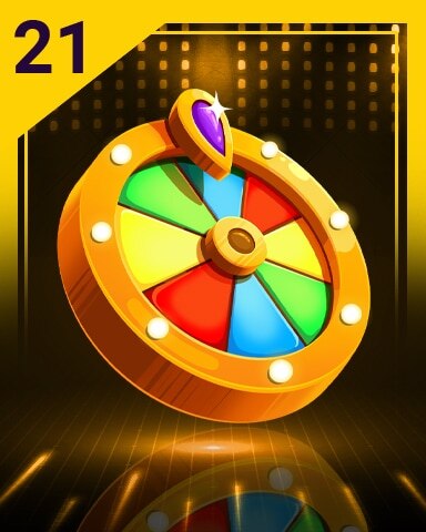 Trizzle Lucky Spinner 21 Badge