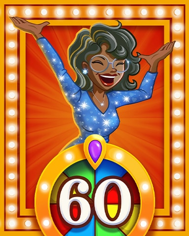 60 Spins Badge
