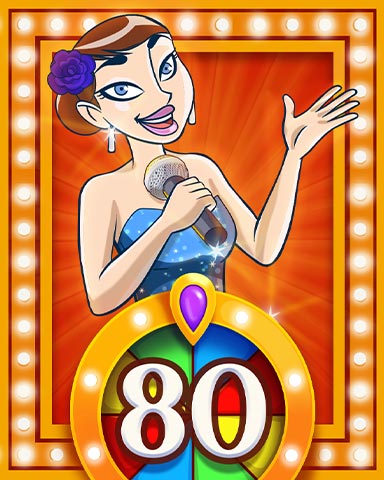 80 Spins Badge