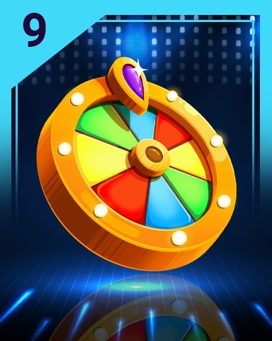 Pogo Lucky Spinner 9 Badge