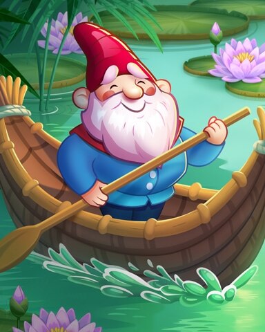 Rowing Gnome Amazon Expedition Badge