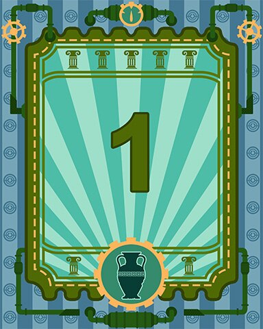 Mahjong Sanctuary Atlantis Found Badge 1