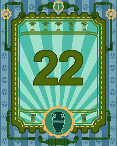 Garden Blast Atlantis Found Badge 22