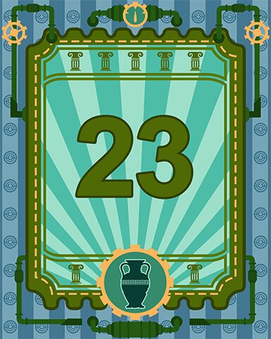 Garden Blast Atlantis Found Badge 23