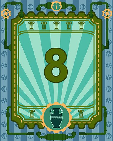 Lucky Cat Bingo Atlantis Found Badge 8