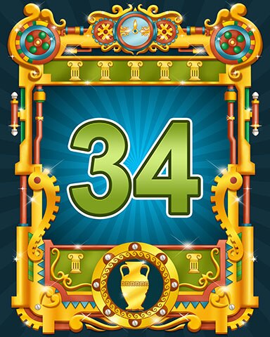 Tri-Peaks Solitaire HD Atlantis Found Badge 34