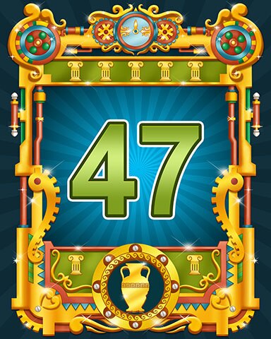 Mahjong Garden HD Atlantis Found Badge 47