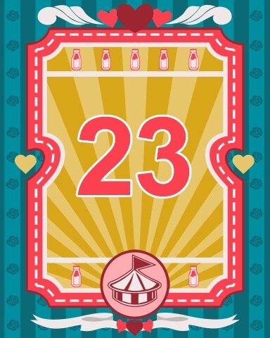 Date At The Fair Badge 23 - Card Scramble: Viola's Diner